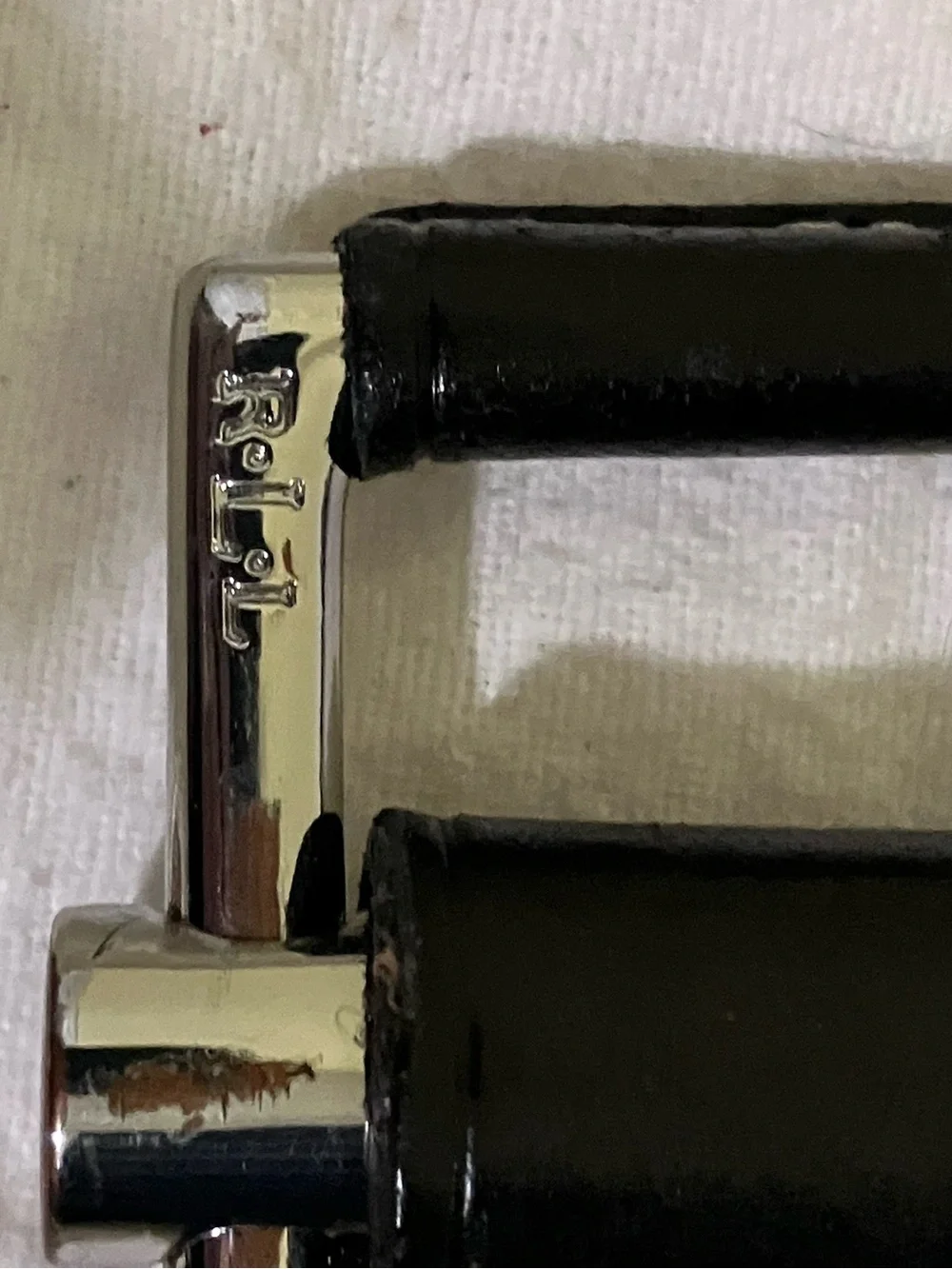Ralph Lauren vintage leather D ring equestrian belt sz XL 48” silver buckle